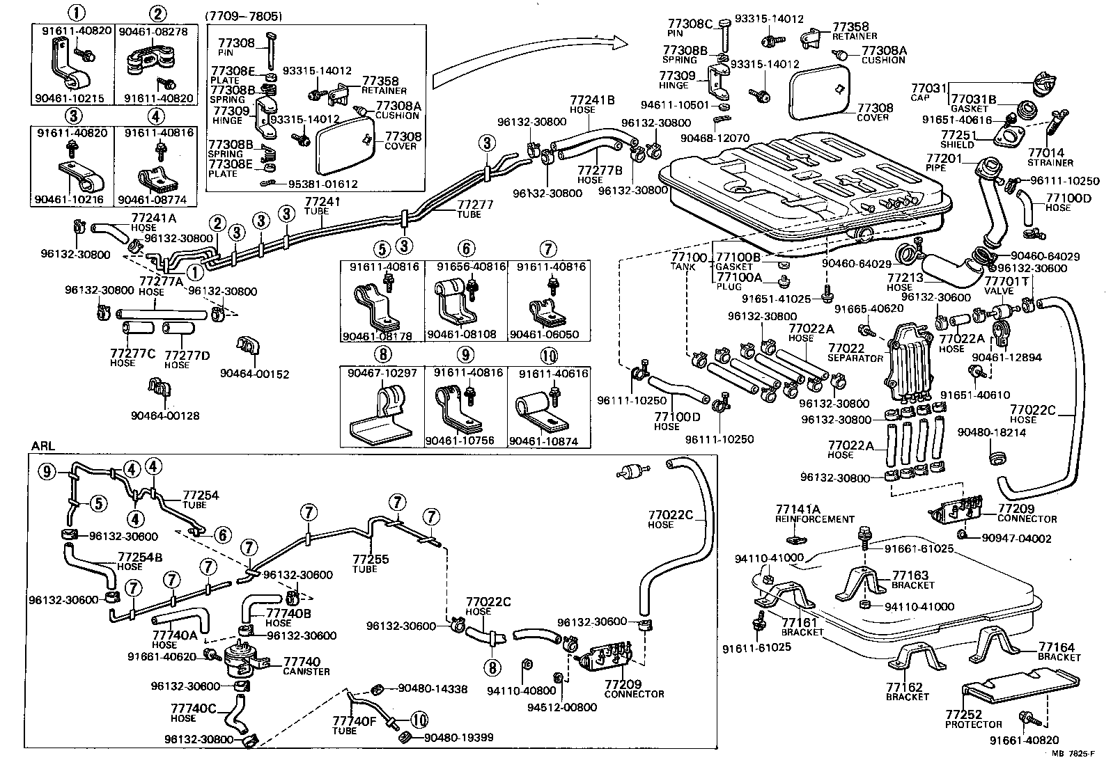  LAND CRUISER 40 45 55 |  FUEL TANK TUBE