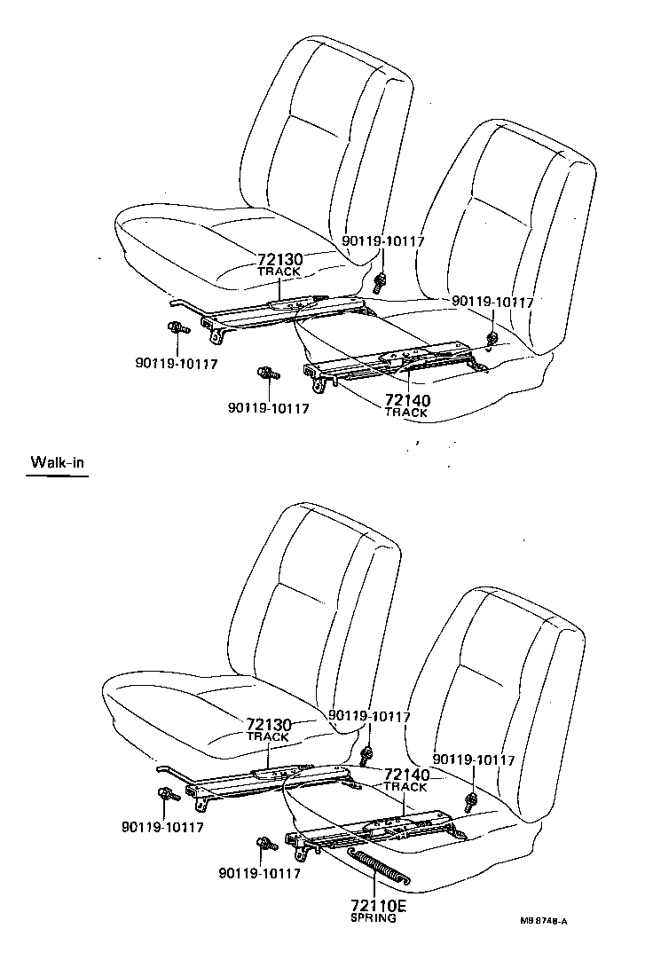  TERCEL |  SEAT TRUCK