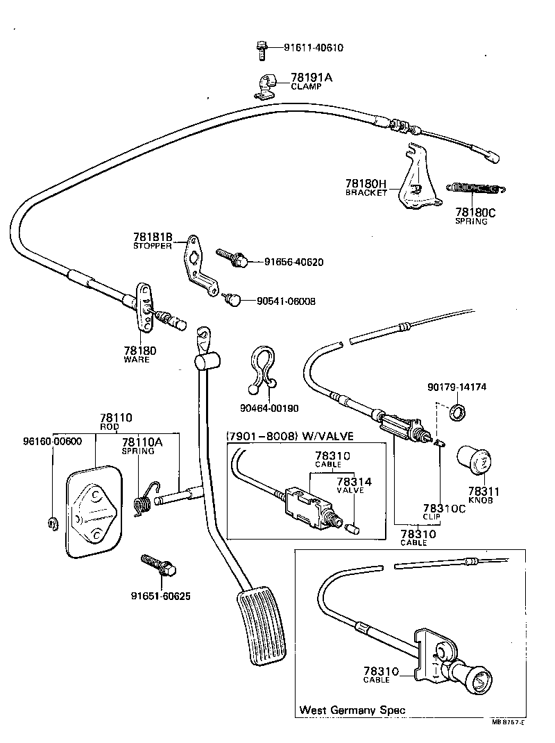  TERCEL |  ACCELERATOR LINK