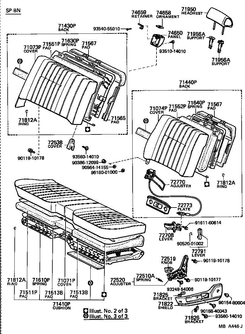  CROWN |  FRONT SEAT SEAT TRACK