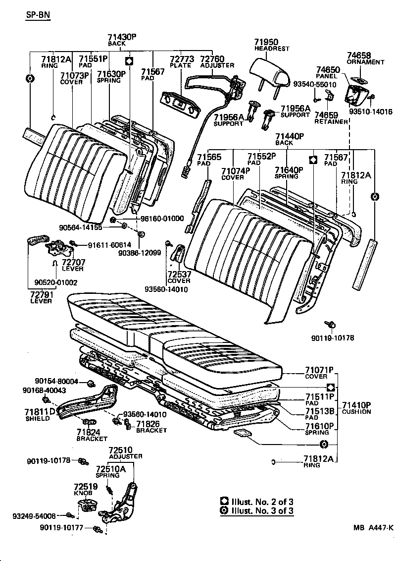  CROWN |  FRONT SEAT SEAT TRACK