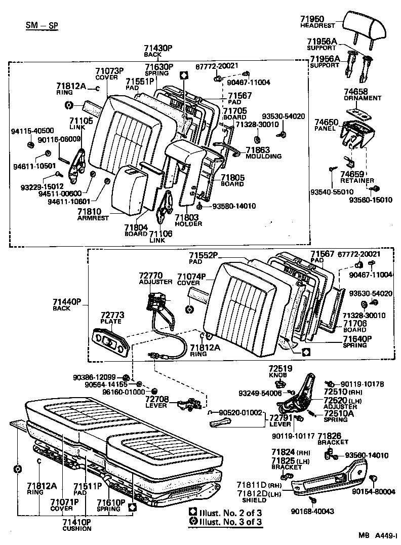  CROWN |  FRONT SEAT SEAT TRACK