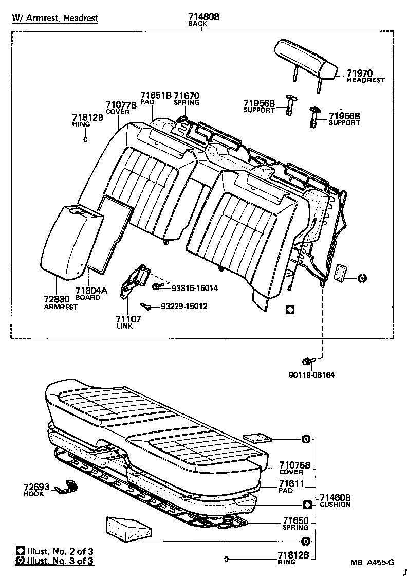 CROWN |  REAR SEAT SEAT TRACK