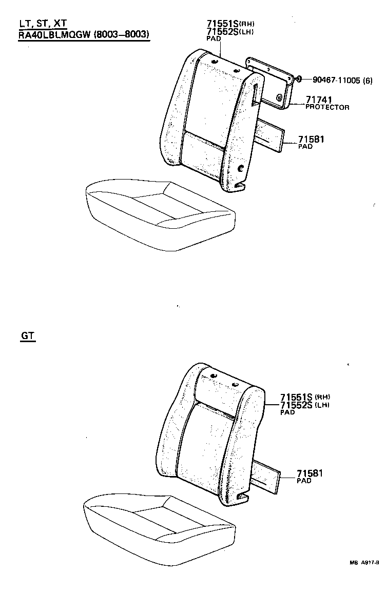 CELICA |  FRONT SEAT SEAT TRACK