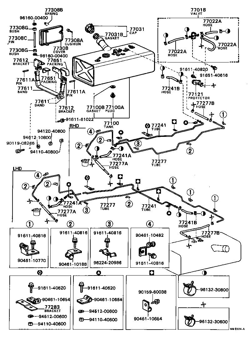  COASTER |  FUEL TANK TUBE