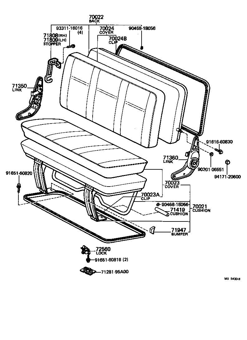  HIACE |  SEAT SEAT TRACK
