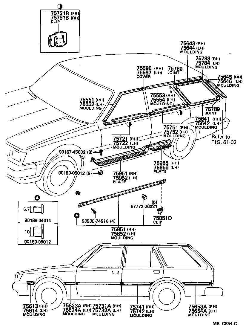  CARINA |  SIDE MOULDING