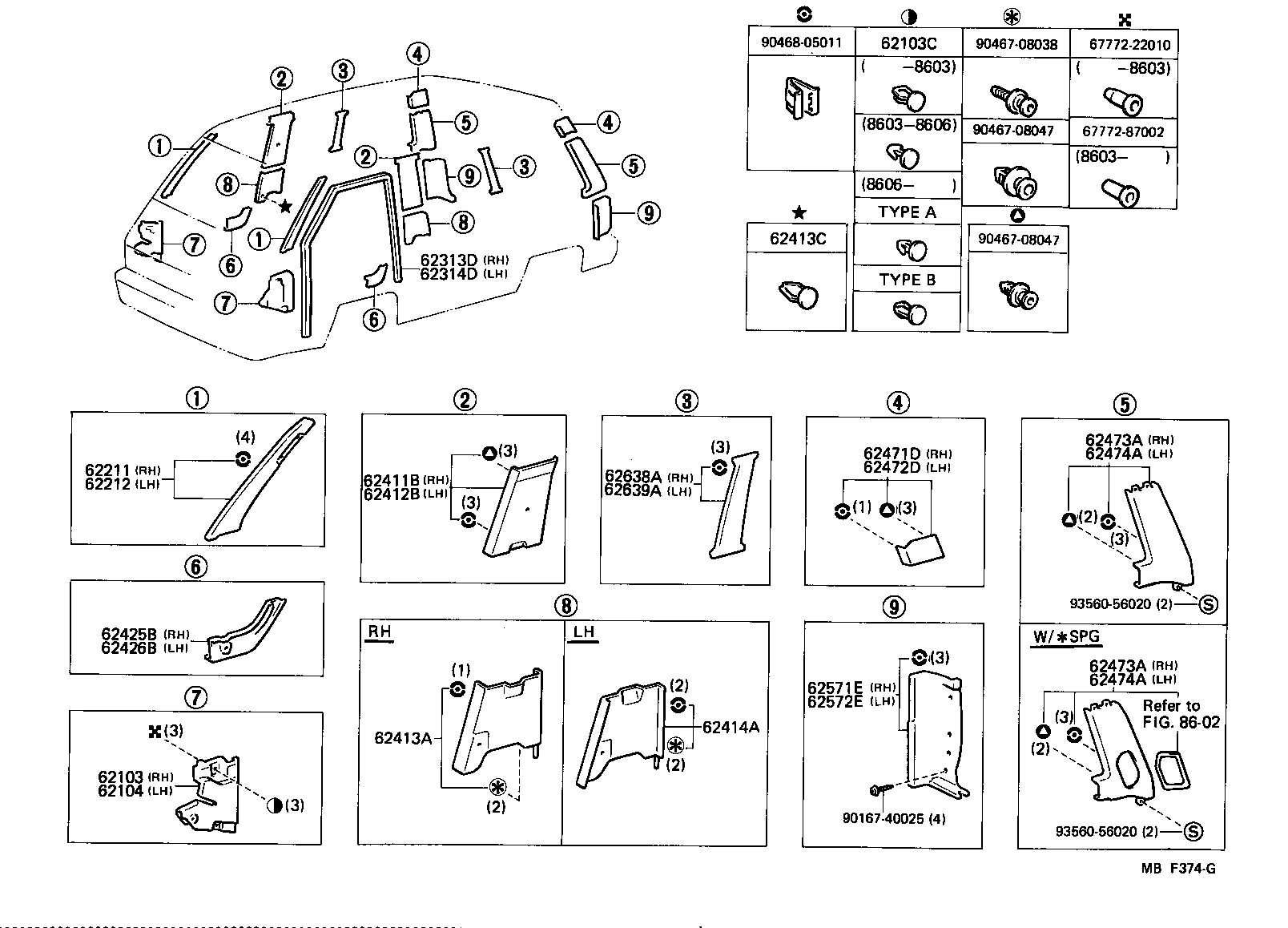  VAN |  INSIDE TRIM BOARD