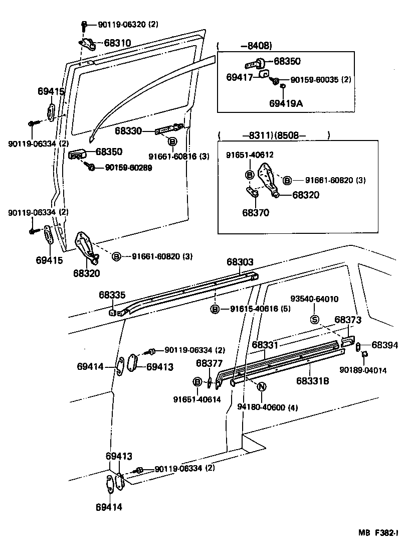  VAN |  SLIDE ROLLER RAIL