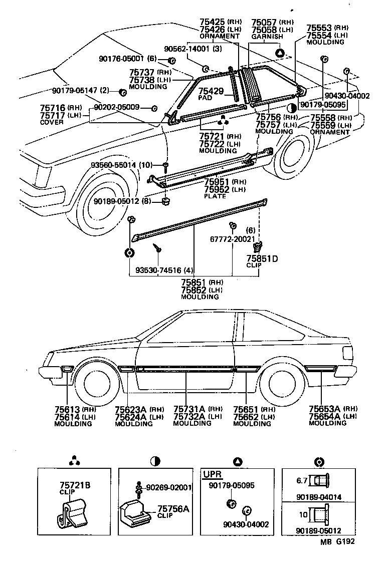  CARINA |  SIDE MOULDING