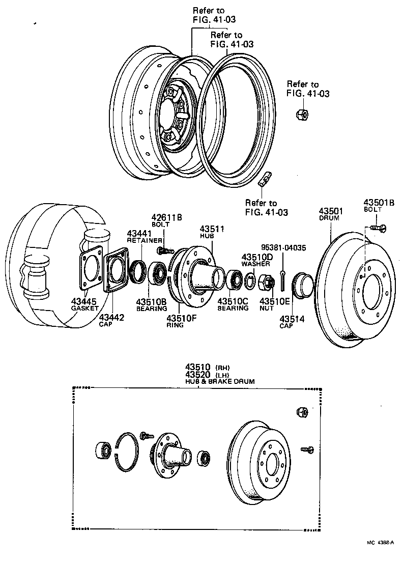  TOYOACE |  FRONT AXLE HUB