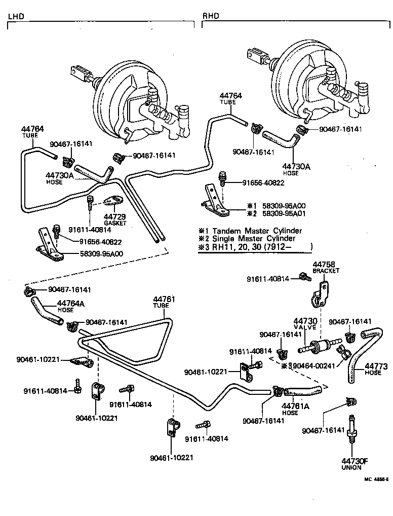  HIACE |  BRAKE BOOSTER VACUUM TUBE