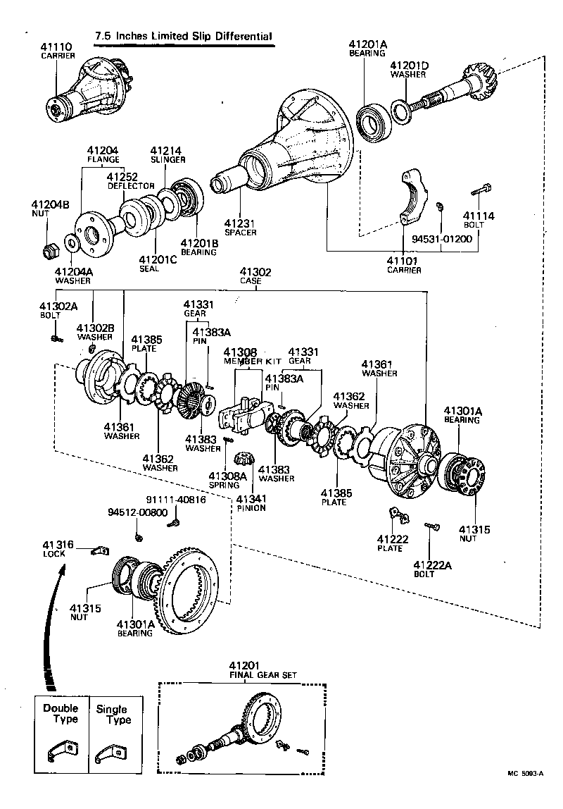  CELICA |  REAR AXLE HOUSING DIFFERENTIAL