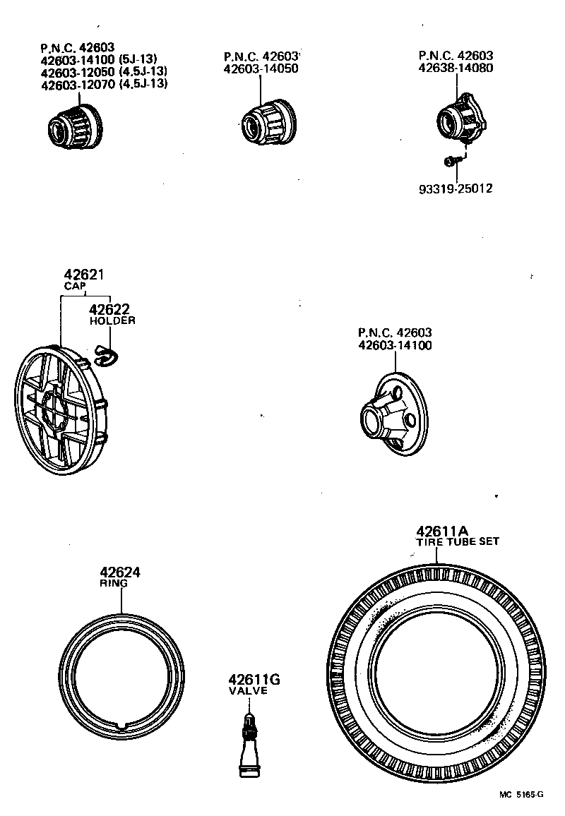  CELICA |  DISC WHEEL WHEEL CAP