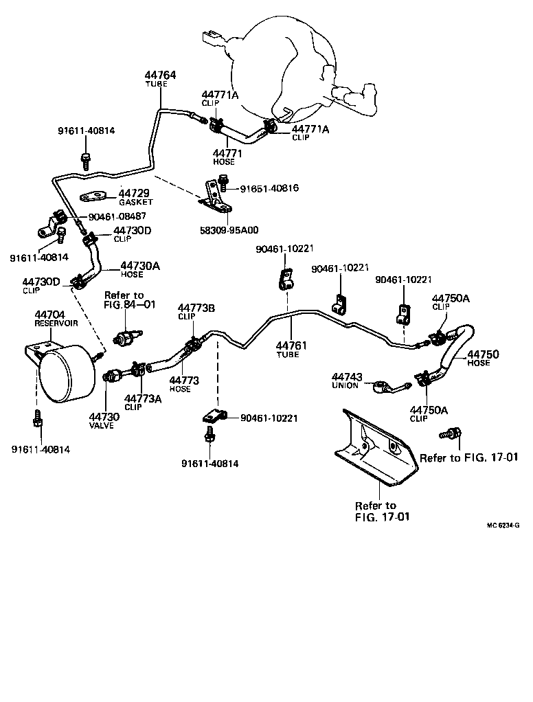  HIACE |  BRAKE BOOSTER VACUUM TUBE