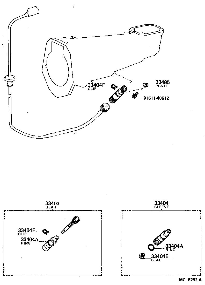  CARINA |  SPEEDOMETER DRIVEN GEAR MTM