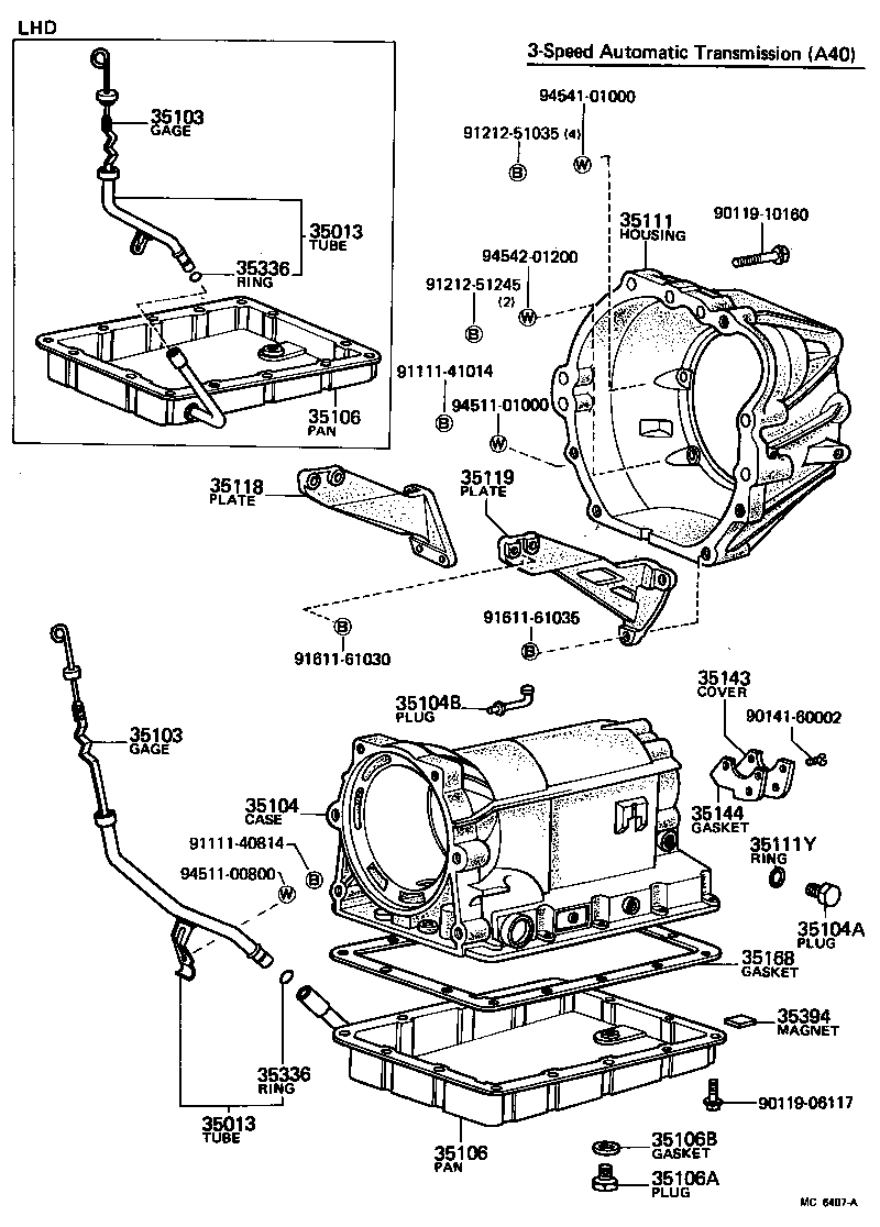  CROWN |  TRANSMISSION CASE OIL PAN ATM
