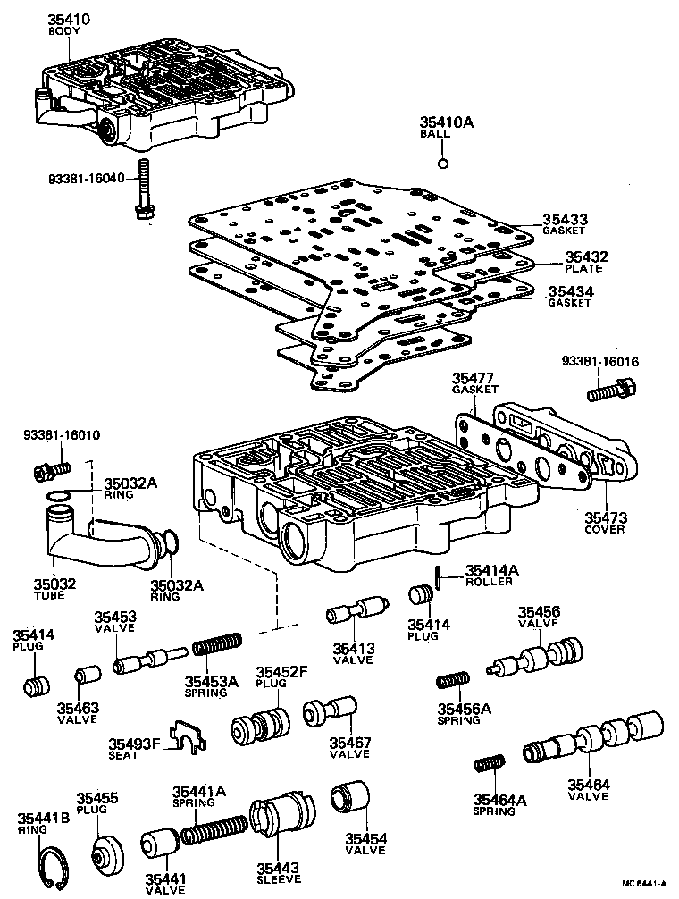  TERCEL |  VALVE BODY OIL STRAINER ATM