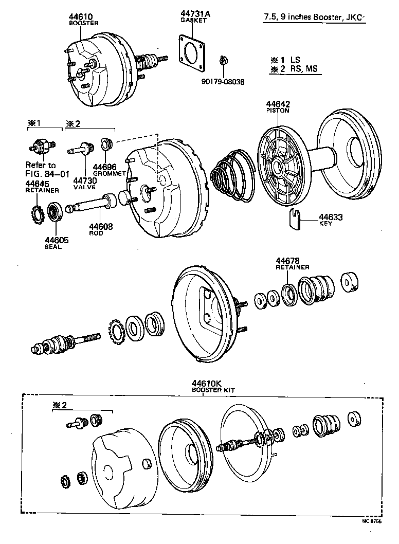  CROWN |  BRAKE BOOSTER VACUUM TUBE