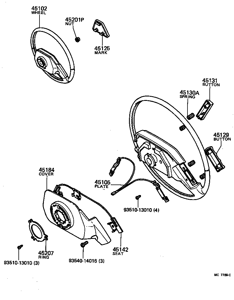  CARINA |  STEERING WHEEL