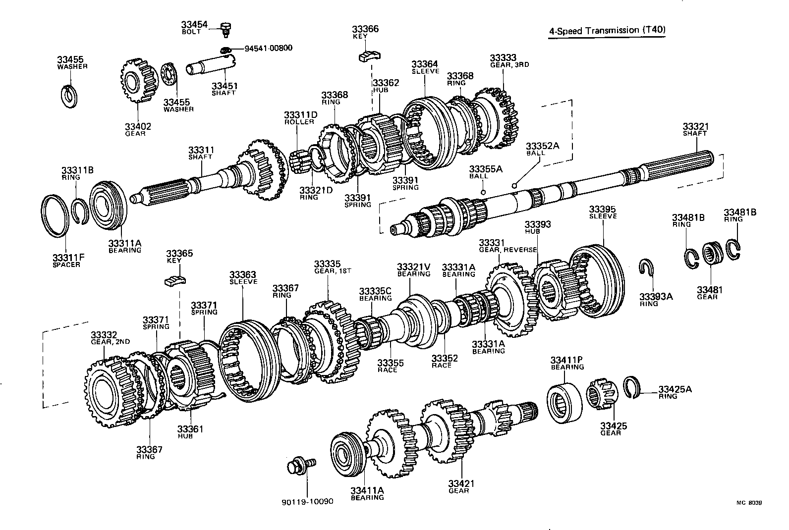  CARINA |  TRANSMISSION GEAR MTM