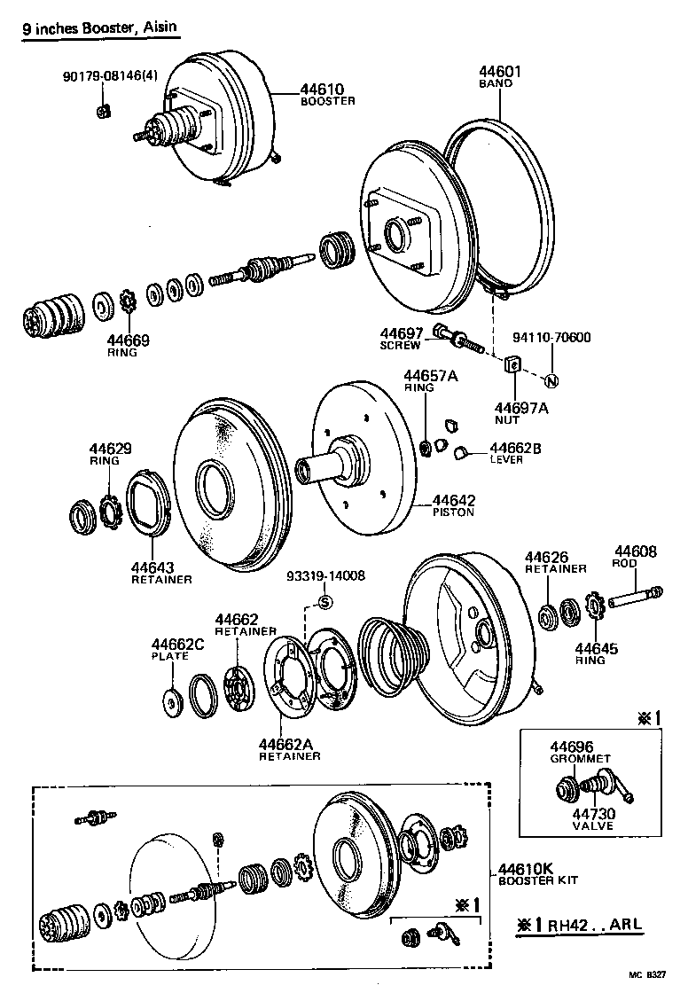  HIACE |  BRAKE BOOSTER VACUUM TUBE