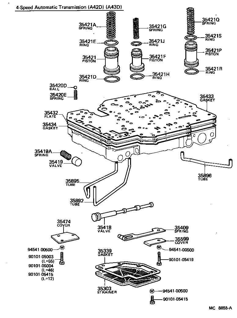  CROWN |  VALVE BODY OIL STRAINER ATM