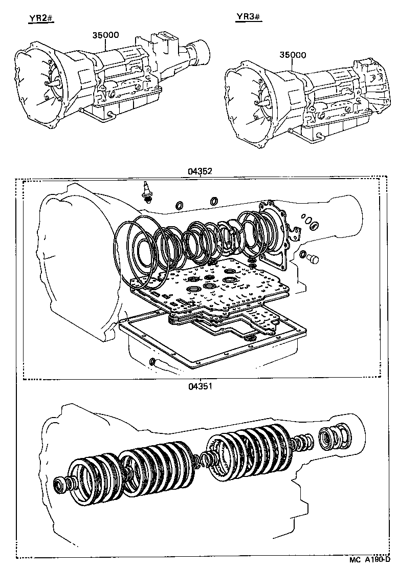  VAN |  TRANSAXLE OR TRANSMISSION ASSY GASKET KIT ATM