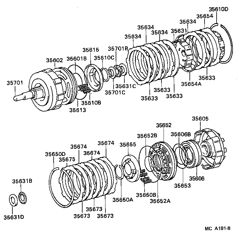  VAN |  BRAKE BAND MULTIPLE DISC CLUTCH ATM