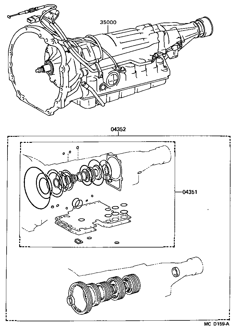  SUPRA |  TRANSAXLE OR TRANSMISSION ASSY GASKET KIT ATM