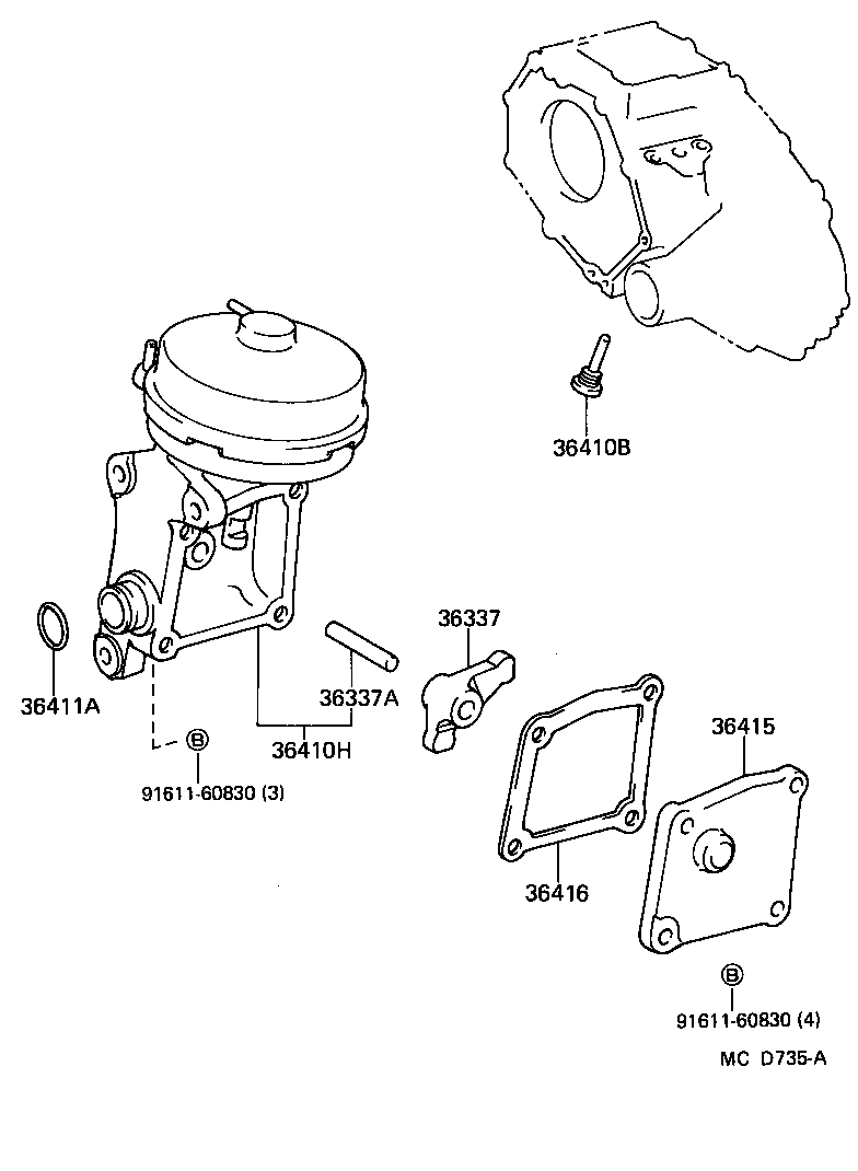  VAN |  DIAPHRAGM CYLINDER TRANSFER VACUUM ACTUATOR