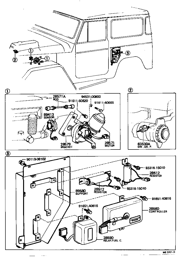  LAND CRUISER 40 45 55 |  ELECTRONIC DIESEL INJECTION CONTROL SYSTEM