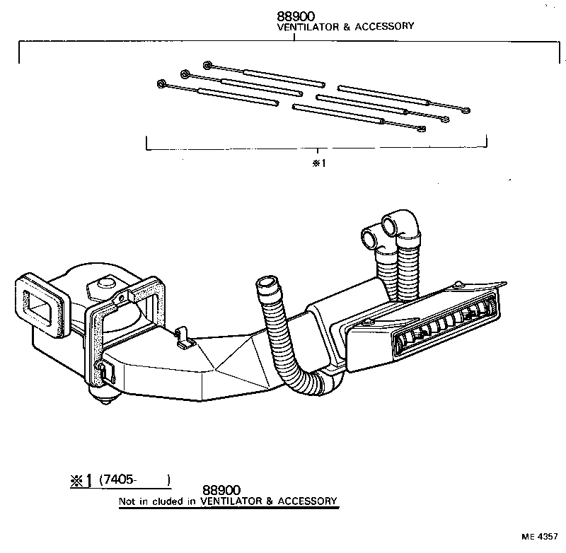  LAND CRUISER 40 45 55 |  HEATING AIR CONDITIONING SET