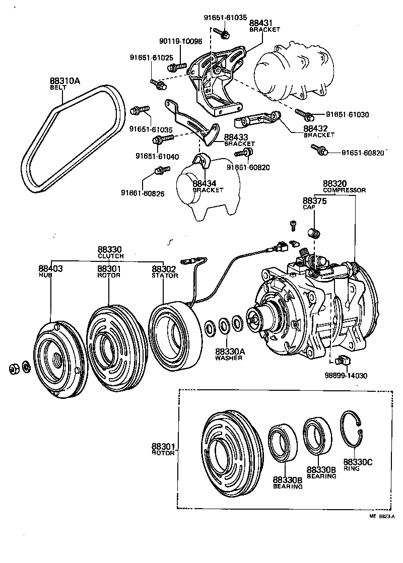  CELICA |  HEATING AIR CONDITIONING COMPRESSOR