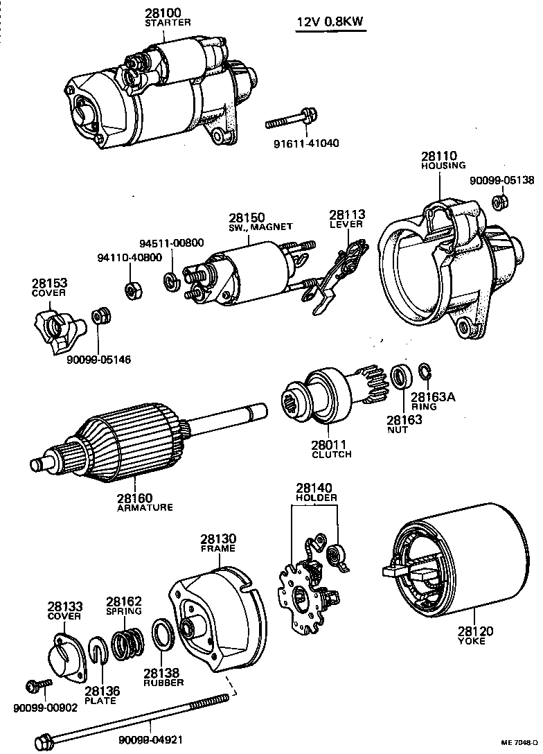  TERCEL |  STARTER