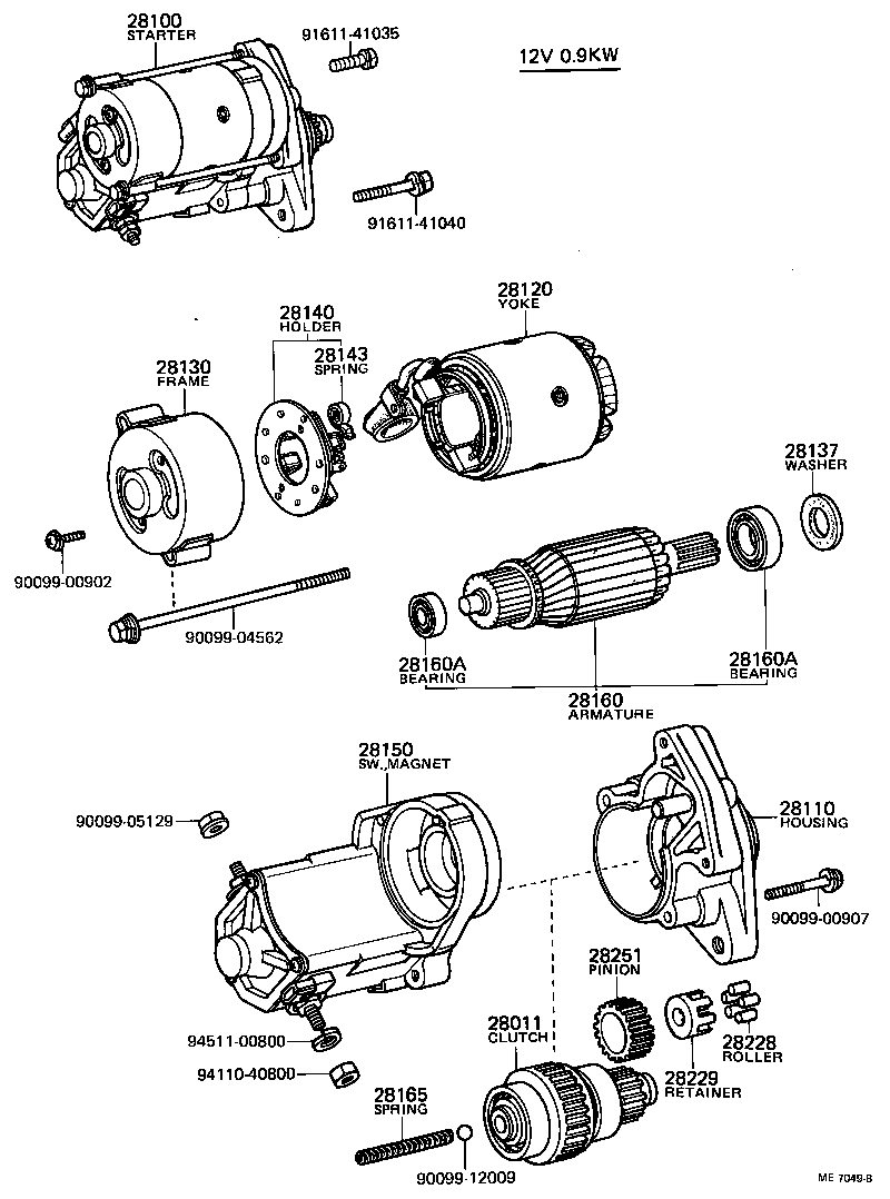  TERCEL |  STARTER