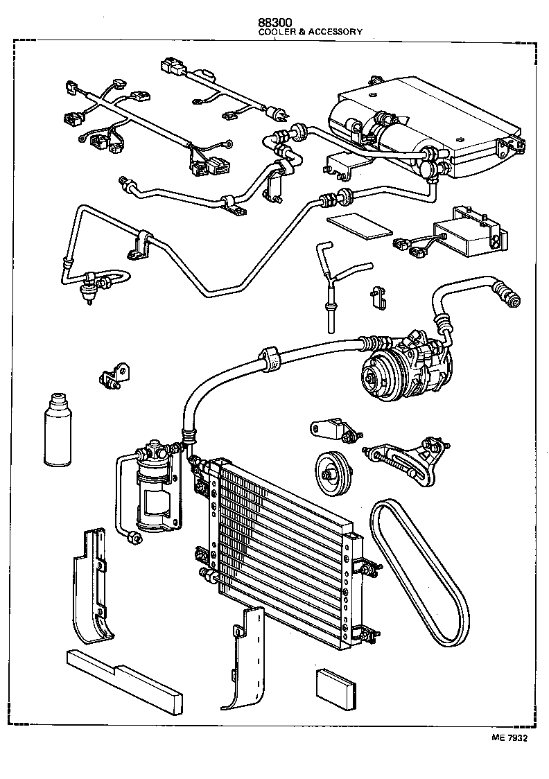  LAND CRUISER 40 45 55 |  HEATING AIR CONDITIONING SET