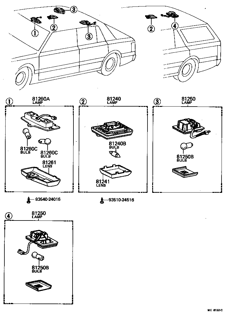  CROWN |  INTERIOR LAMP