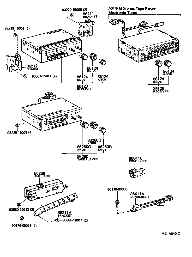  CARINA |  RADIO RECEIVER AMPLIFIER CONDENSER