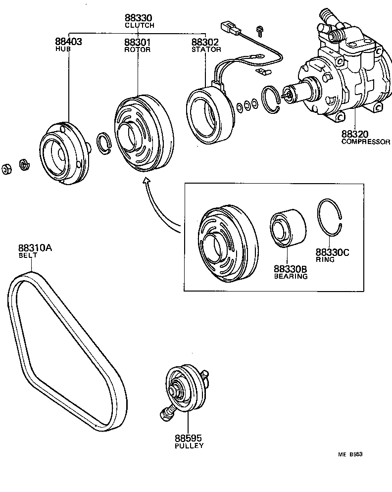  CARINA |  HEATING AIR CONDITIONING COMPRESSOR