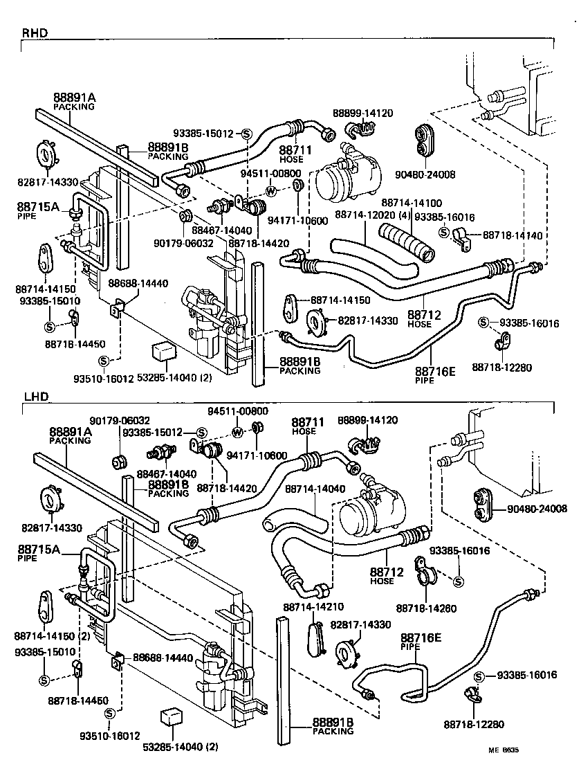  CARINA |  HEATING AIR CONDITIONING COOLER PIPING