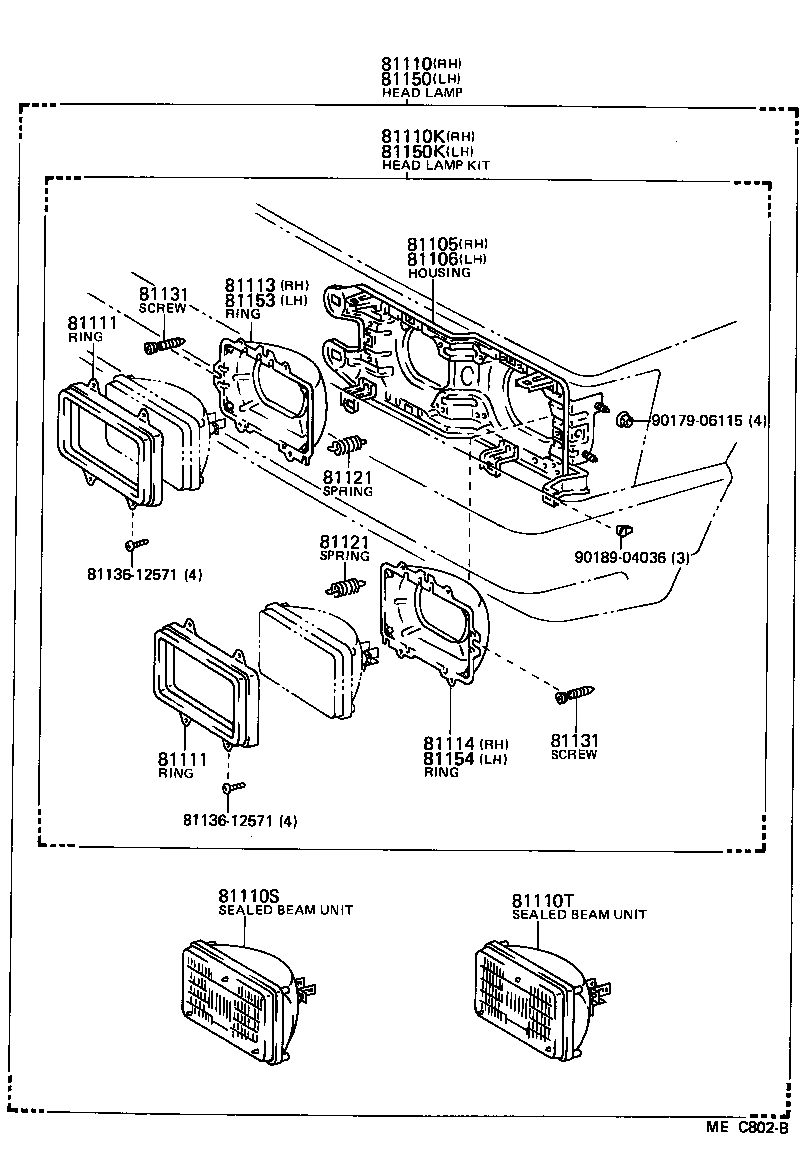  CAMRY |  HEADLAMP