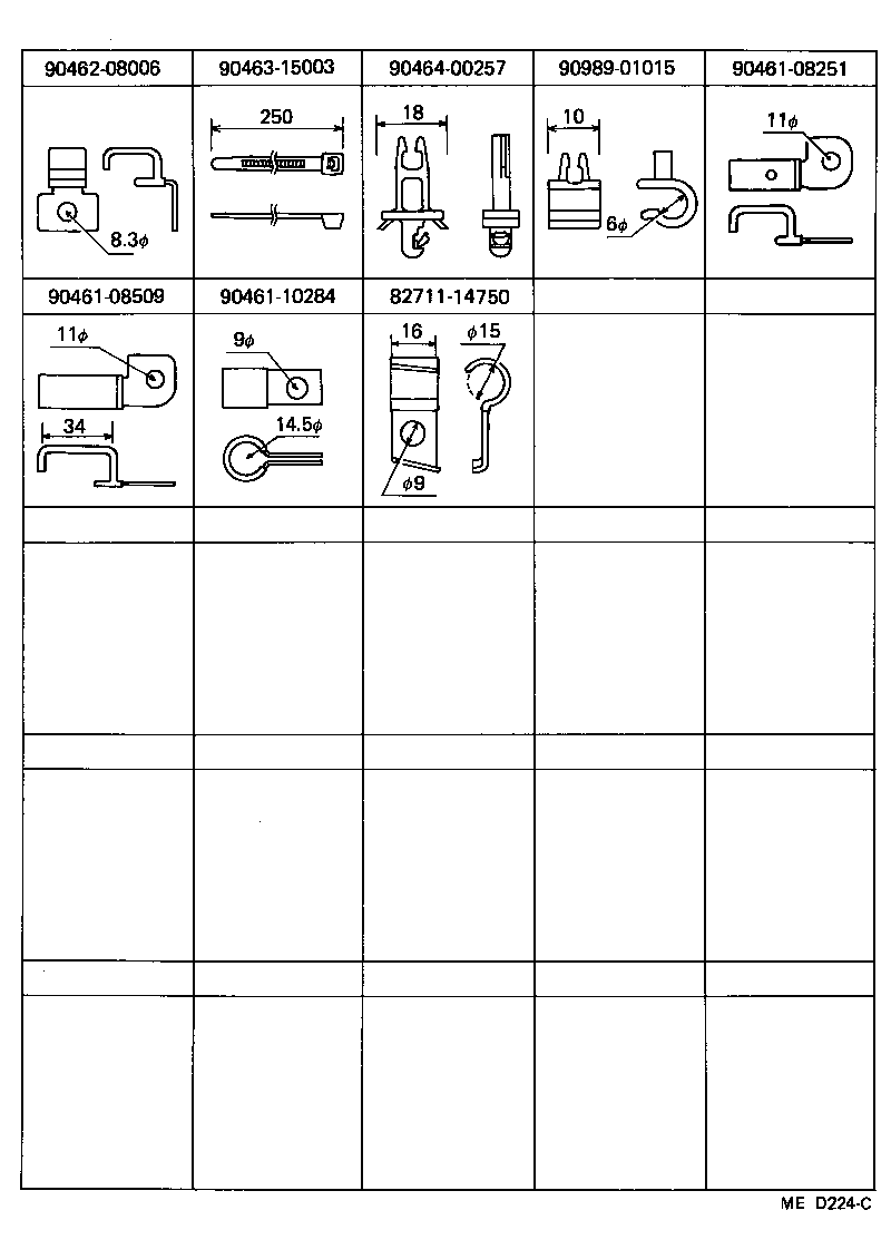  CARINA |  WIRING CLAMP