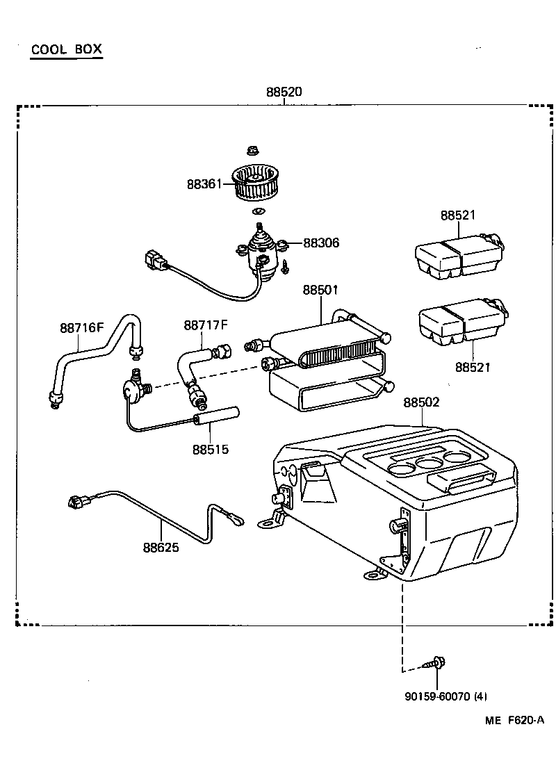  VAN |  HEATING AIR CONDITIONING COOLER UNIT