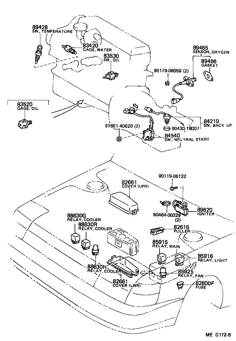  CELICA |  SWITCH RELAY COMPUTER