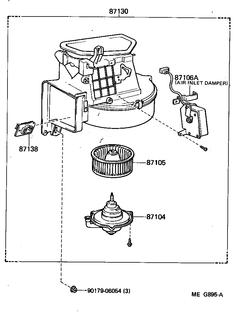  SUPRA |  HEATING AIR CONDITIONING HEATER UNIT BLOWER