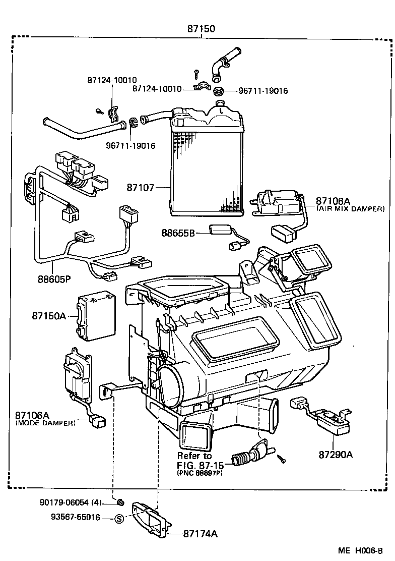 SUPRA |  HEATING AIR CONDITIONING HEATER UNIT BLOWER