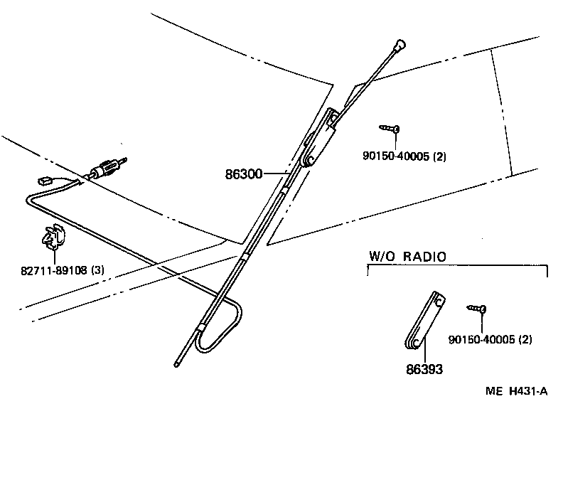  CAMRY |  ANTENNA