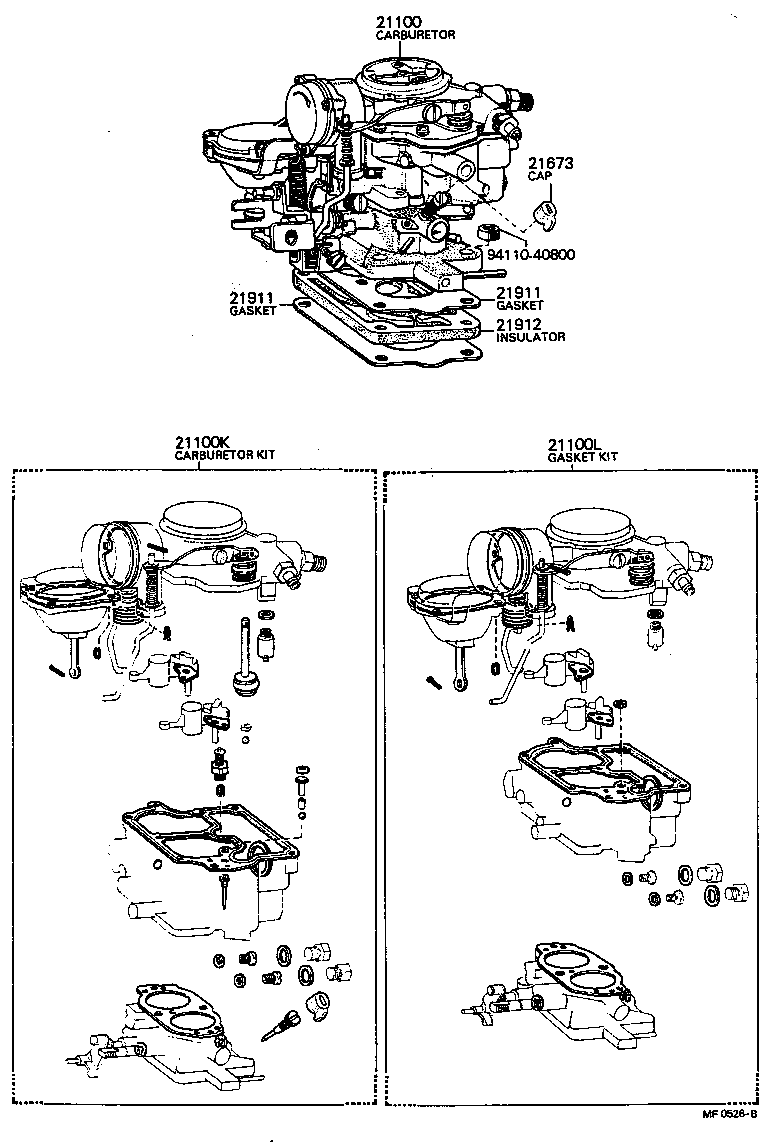  CARINA |  CARBURETOR ASSEMBLY