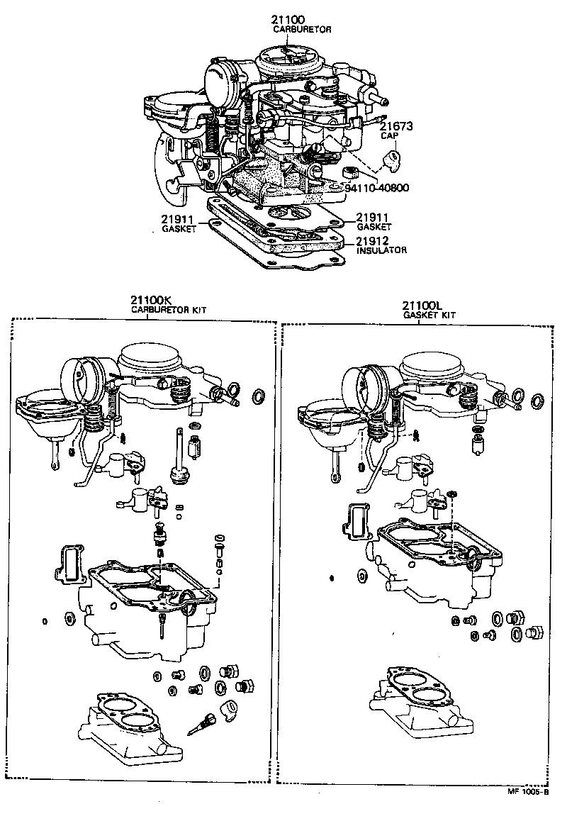  CARINA |  CARBURETOR ASSEMBLY